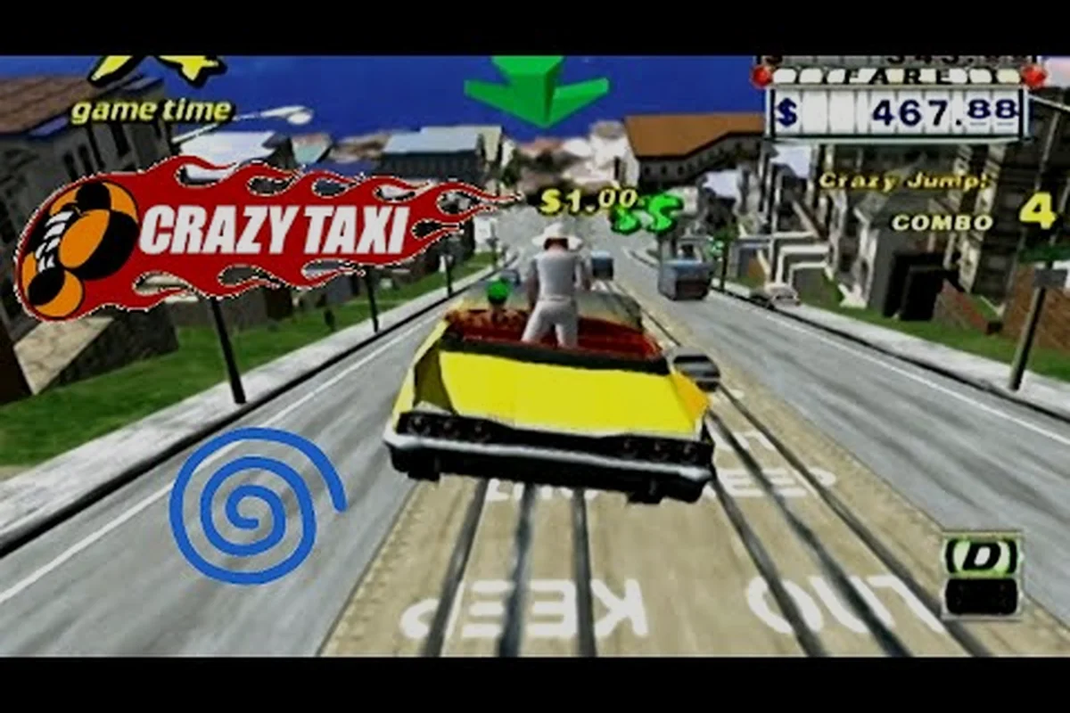 Crazy Taxi: World Tour Stunt Combos Air Time and Jumps